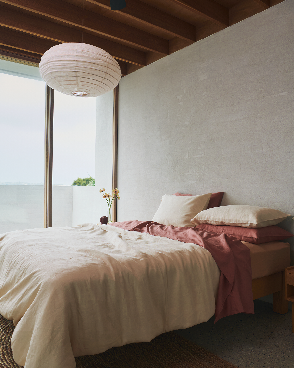 Cr¨¨me 100% French Flax Linen Duvet Cover