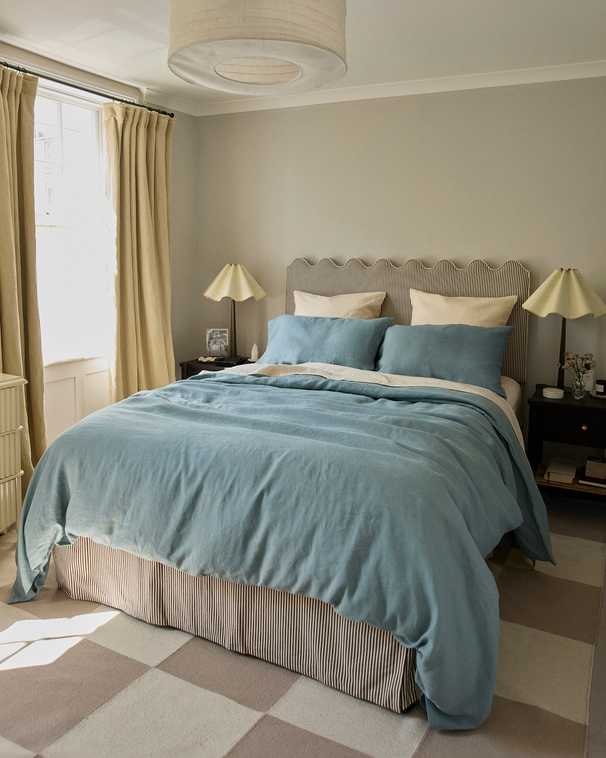 Cr¨¨me 100% French Flax Linen Flat Sheet