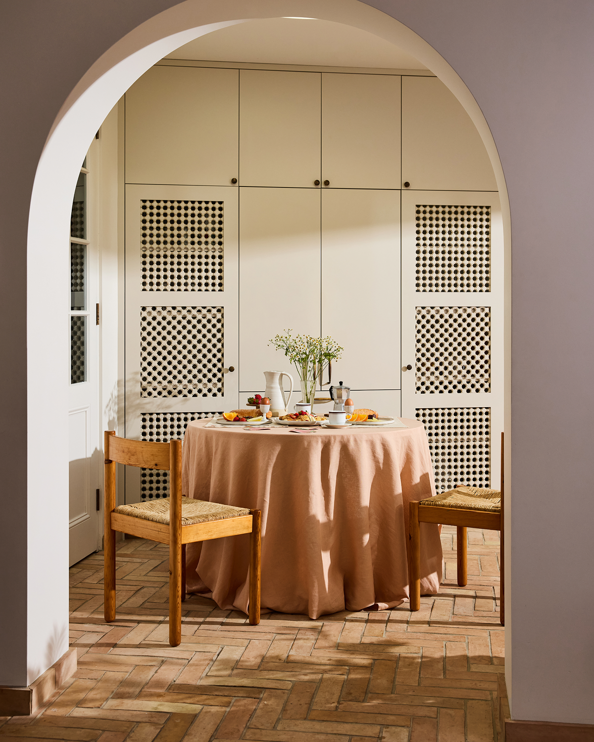 Terracotta 100% French Flax Linen Tablecloth