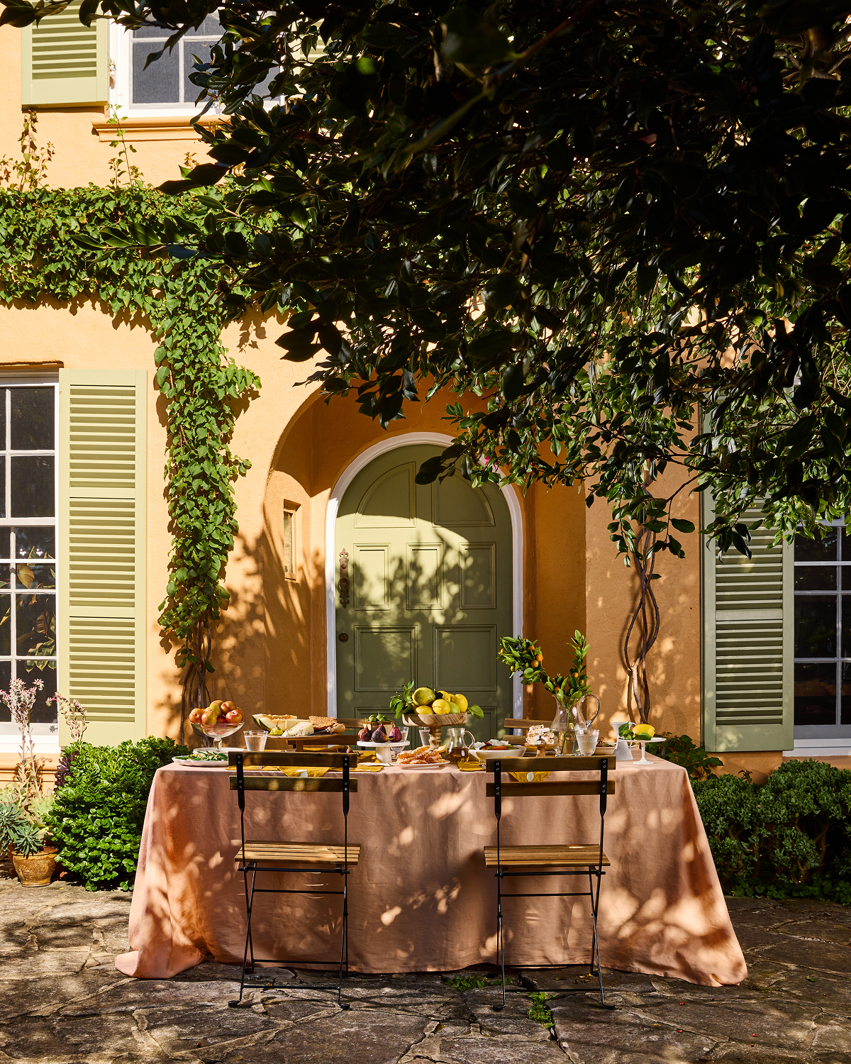 Terracotta 100% French Flax Linen Tablecloth