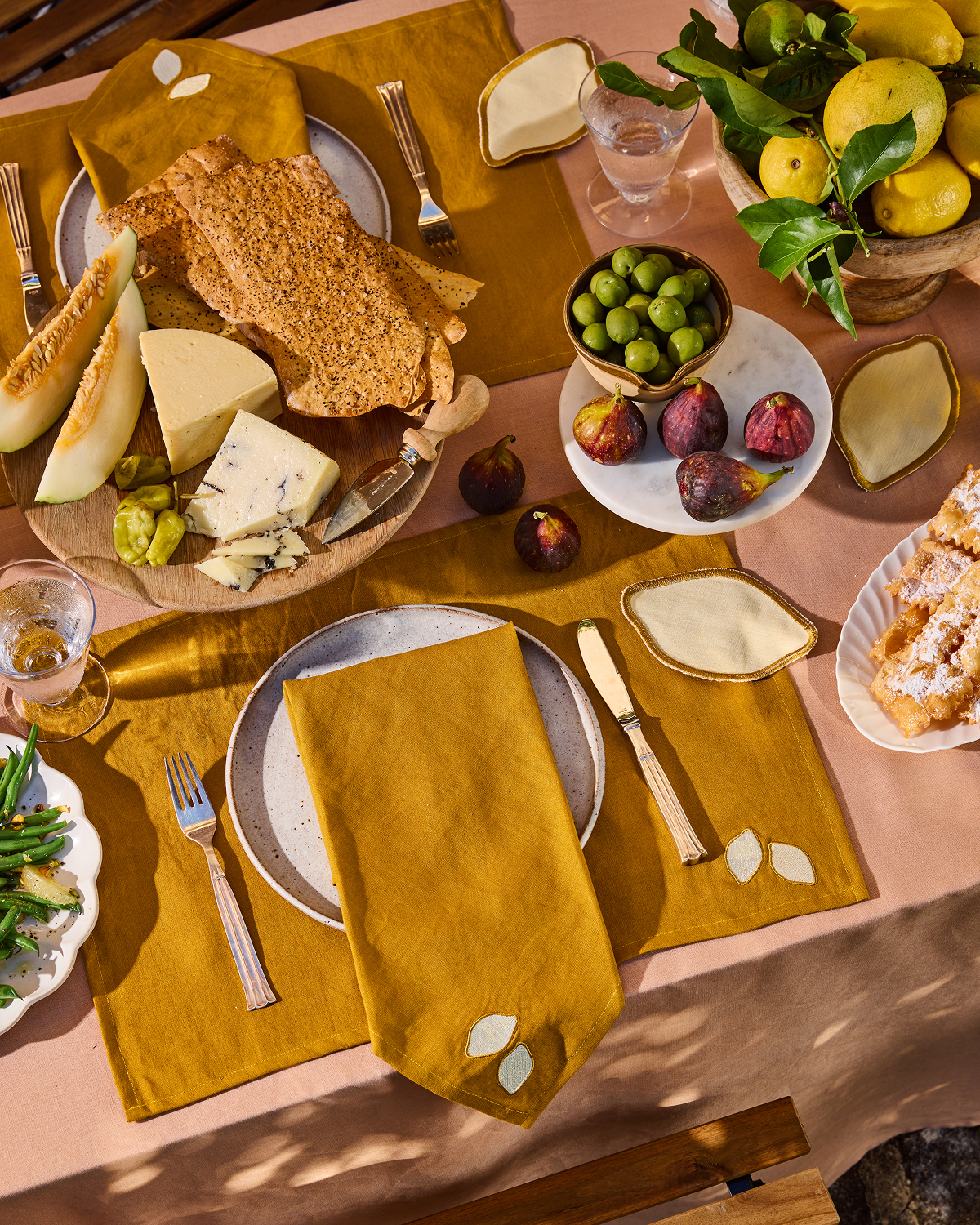 Terracotta 100% French Flax Linen Tablecloth