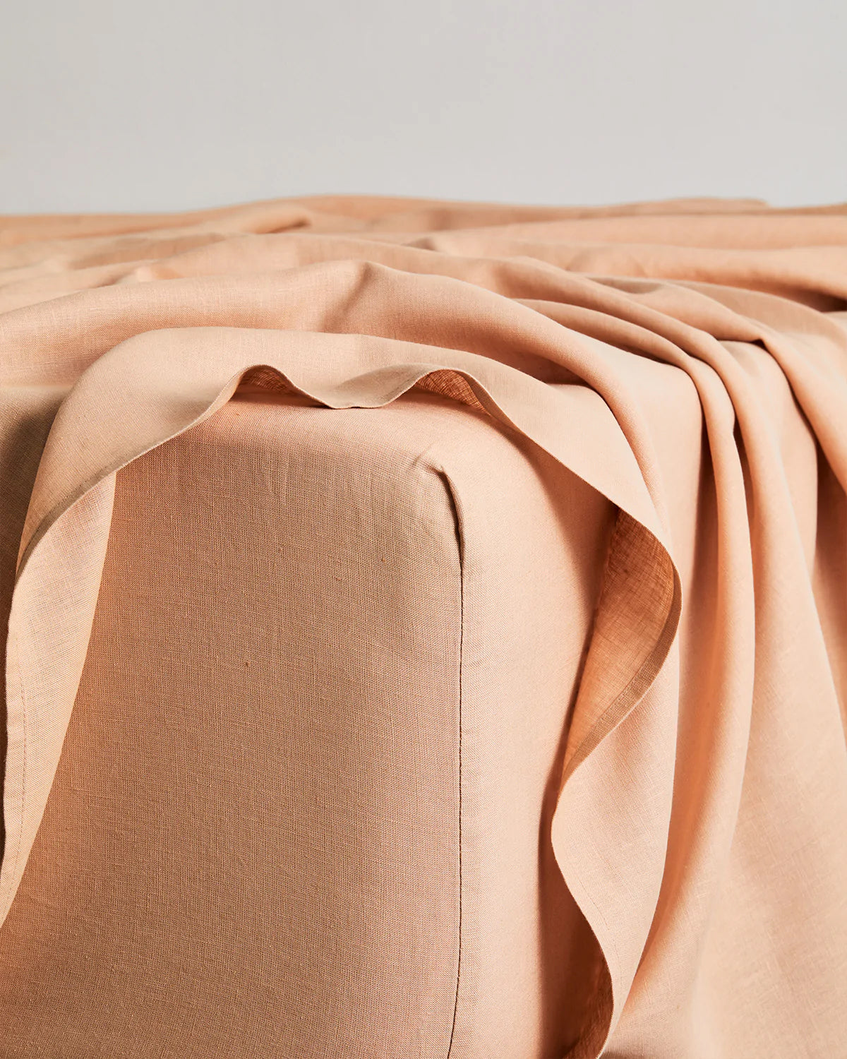 Hazelnut & Terracotta 100% French Flax Linen Bedding Bundle