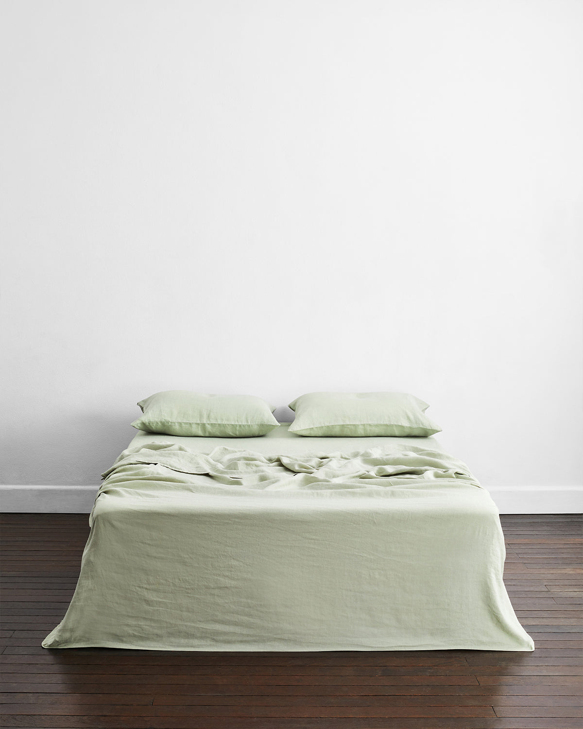 Sage 100% Flax Linen King Pillowcases (Set of Two)