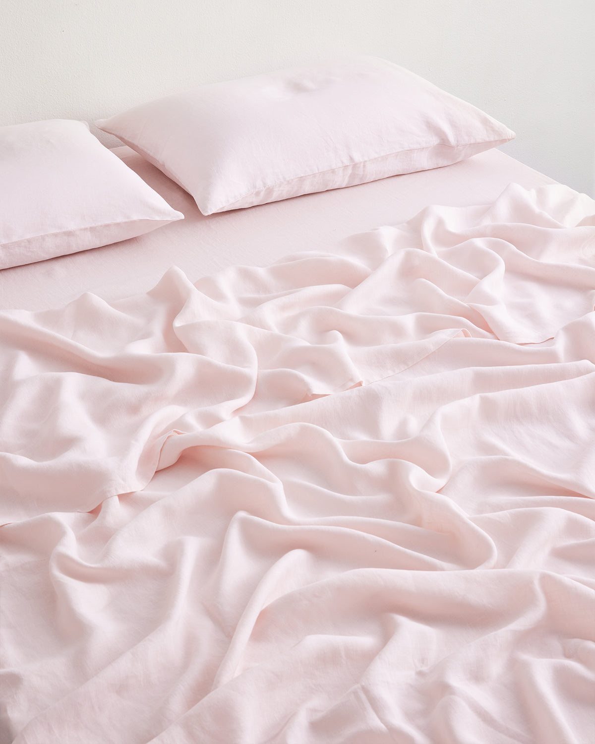 Rosewater 100% Flax Linen King Pillowcases (Set of Two)
