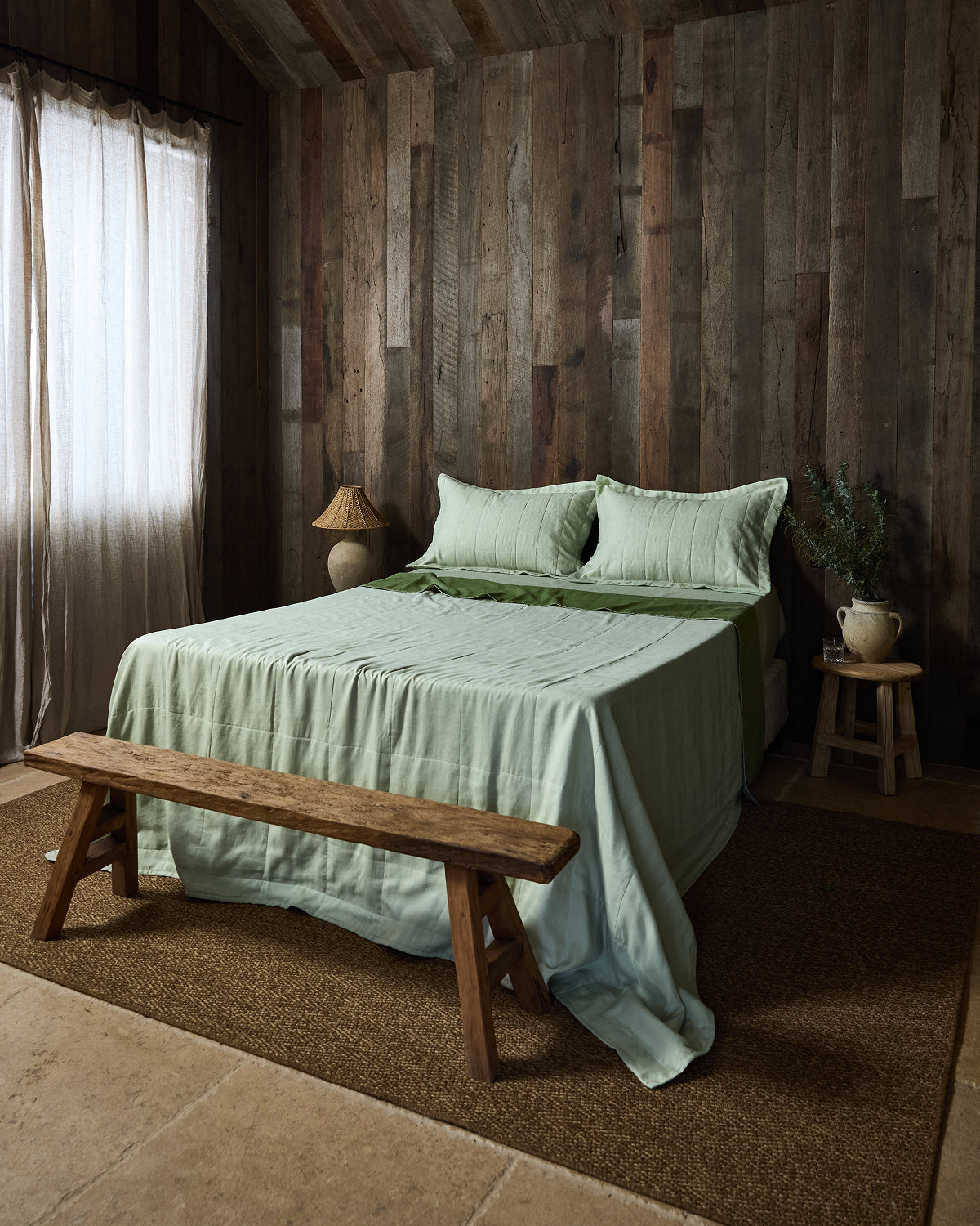 Sage & Olive Two-Tone Quilt