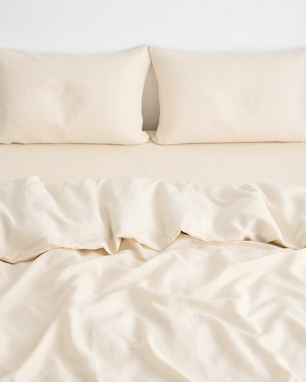 Cr¨¨me 100% French Flax Linen Pillowcases (Set of Two)