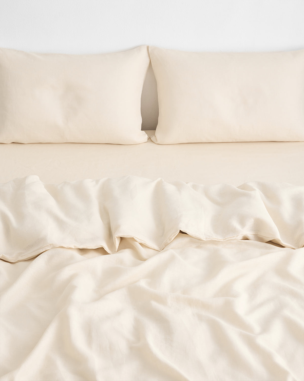 Cr¨¨me 100% French Flax Linen Duvet Cover