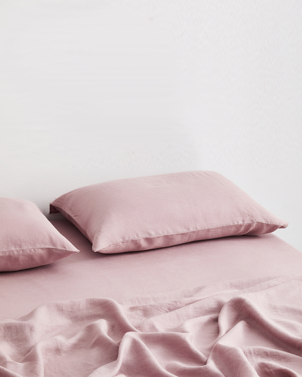 Lavender 100% French Flax Linen Fitted Sheet