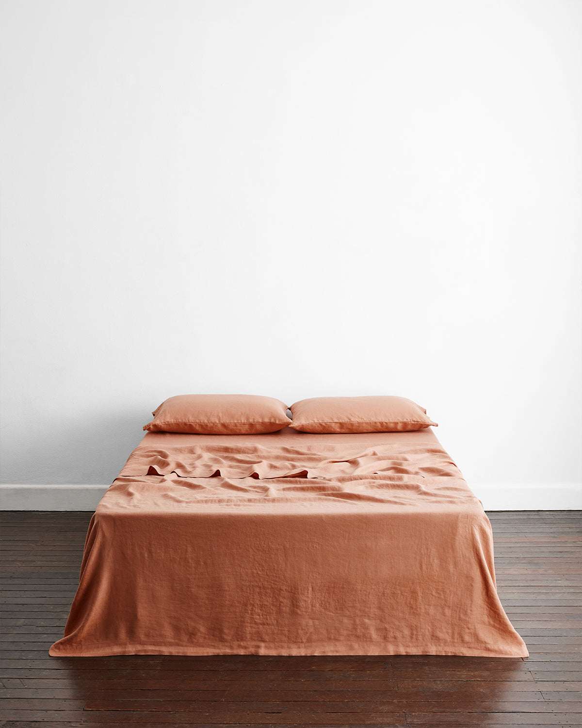 Cacao & Hazelnut 100% French Flax Linen Bedding Bundle