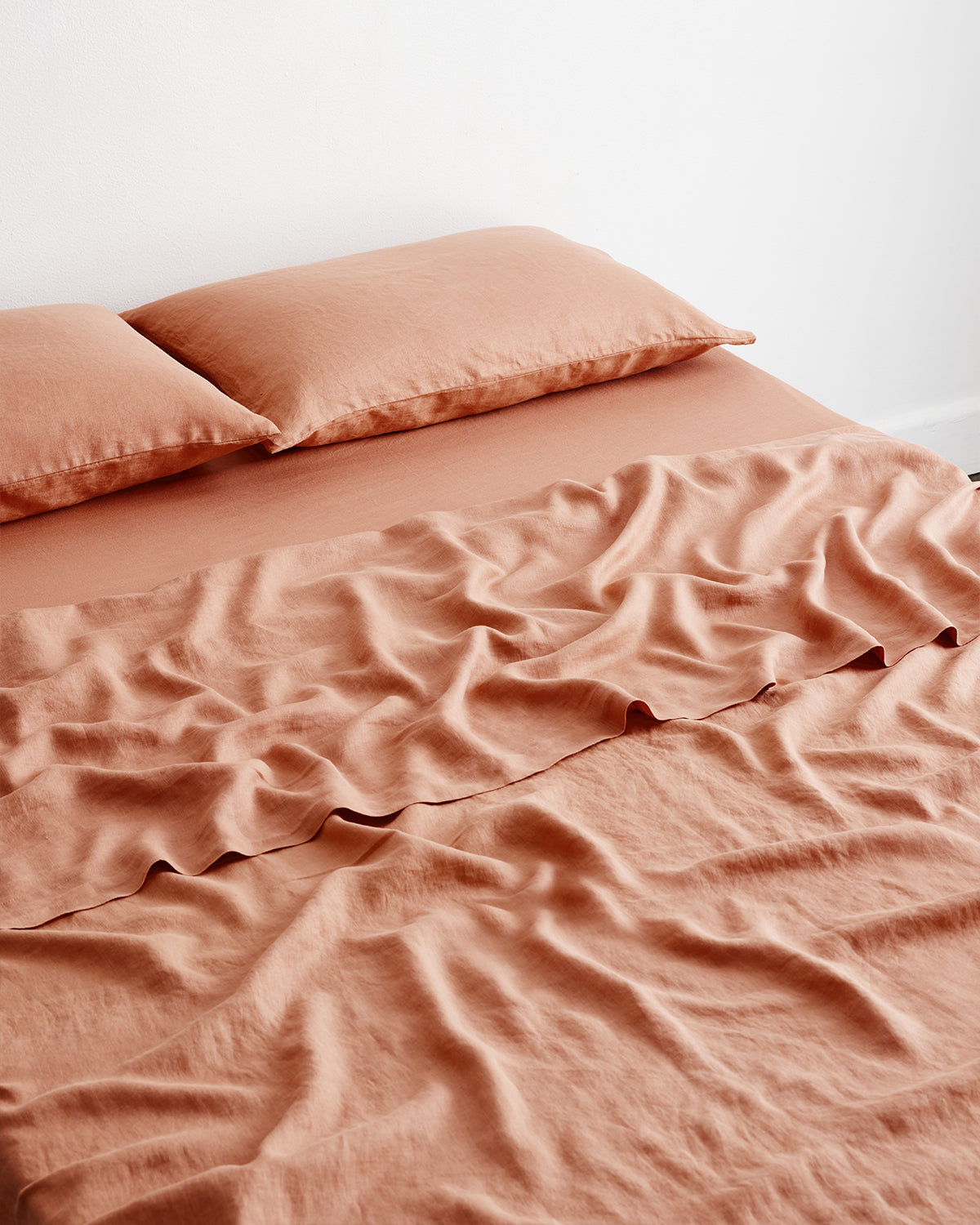 Hazelnut 100% French Flax Linen Flat Sheet