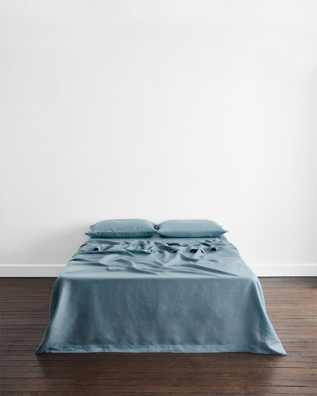 Lagoon 100% French Flax Linen Flat Sheet