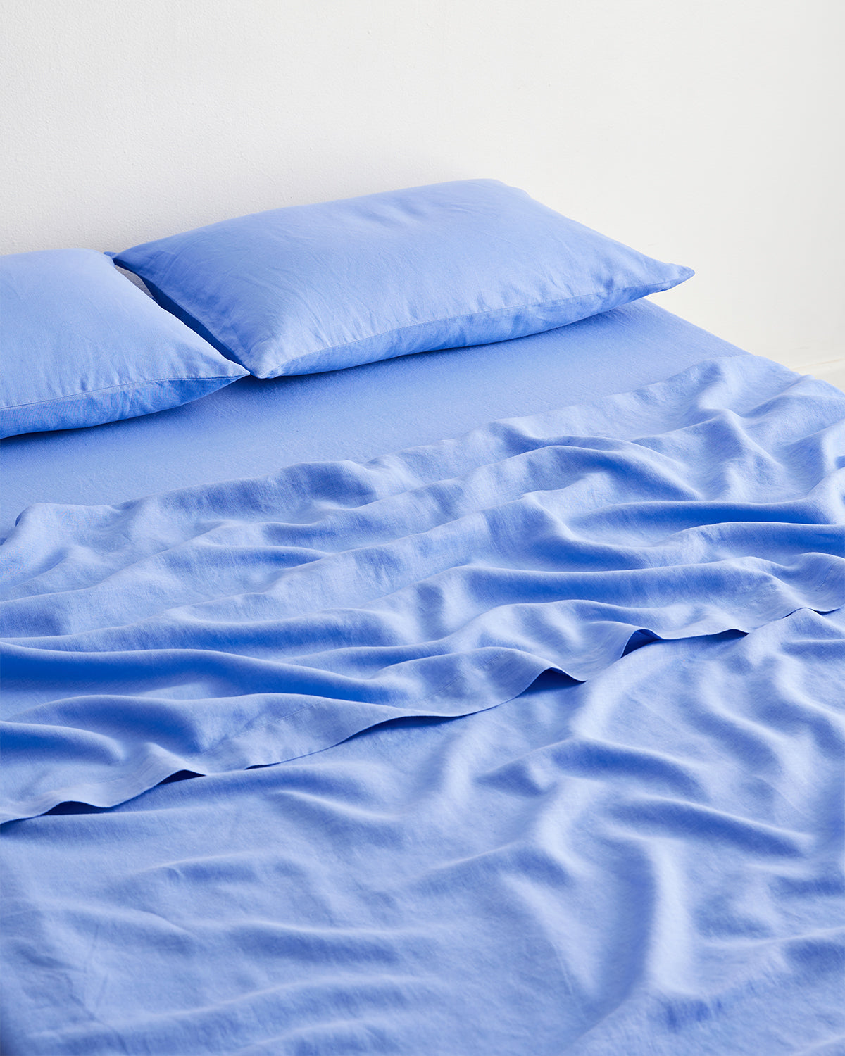 Wildflower 100% French Flax Linen Flat Sheet