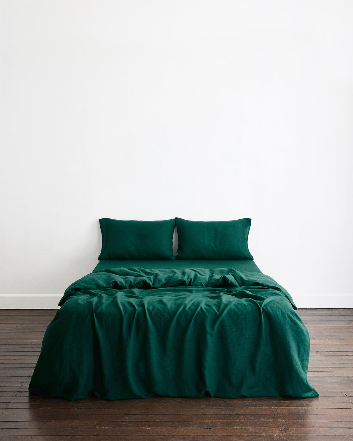 Forest 100% French Flax Linen Pillowcases (Set of Two)