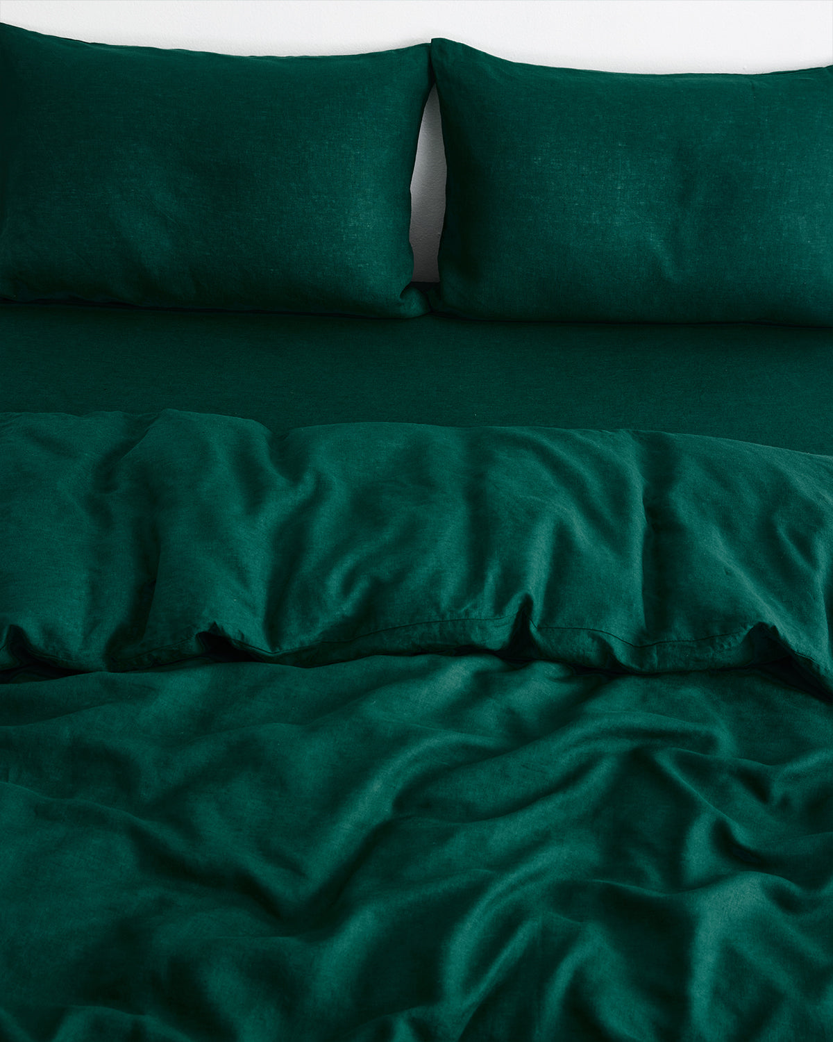Forest 100% French Flax Linen Pillowcases (Set of Two)