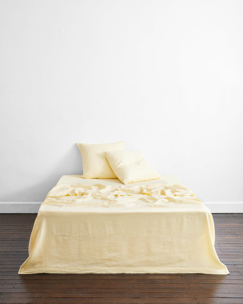 Limoncello 100% French Flax Linen European Pillowcases (Set of Two)