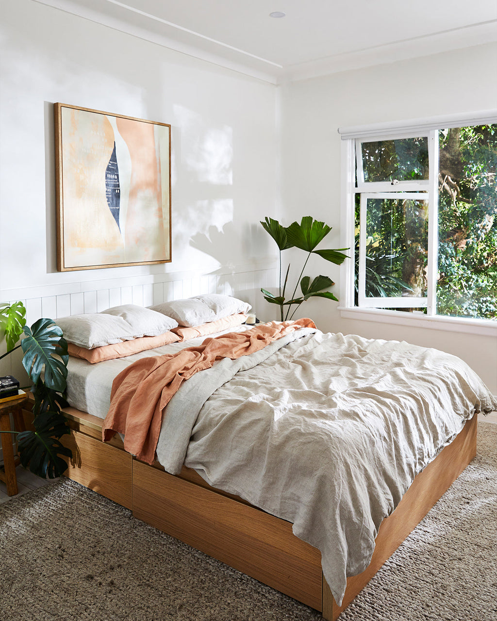 Oatmeal 100% Flax Linen King Pillowcases (Set of Two)