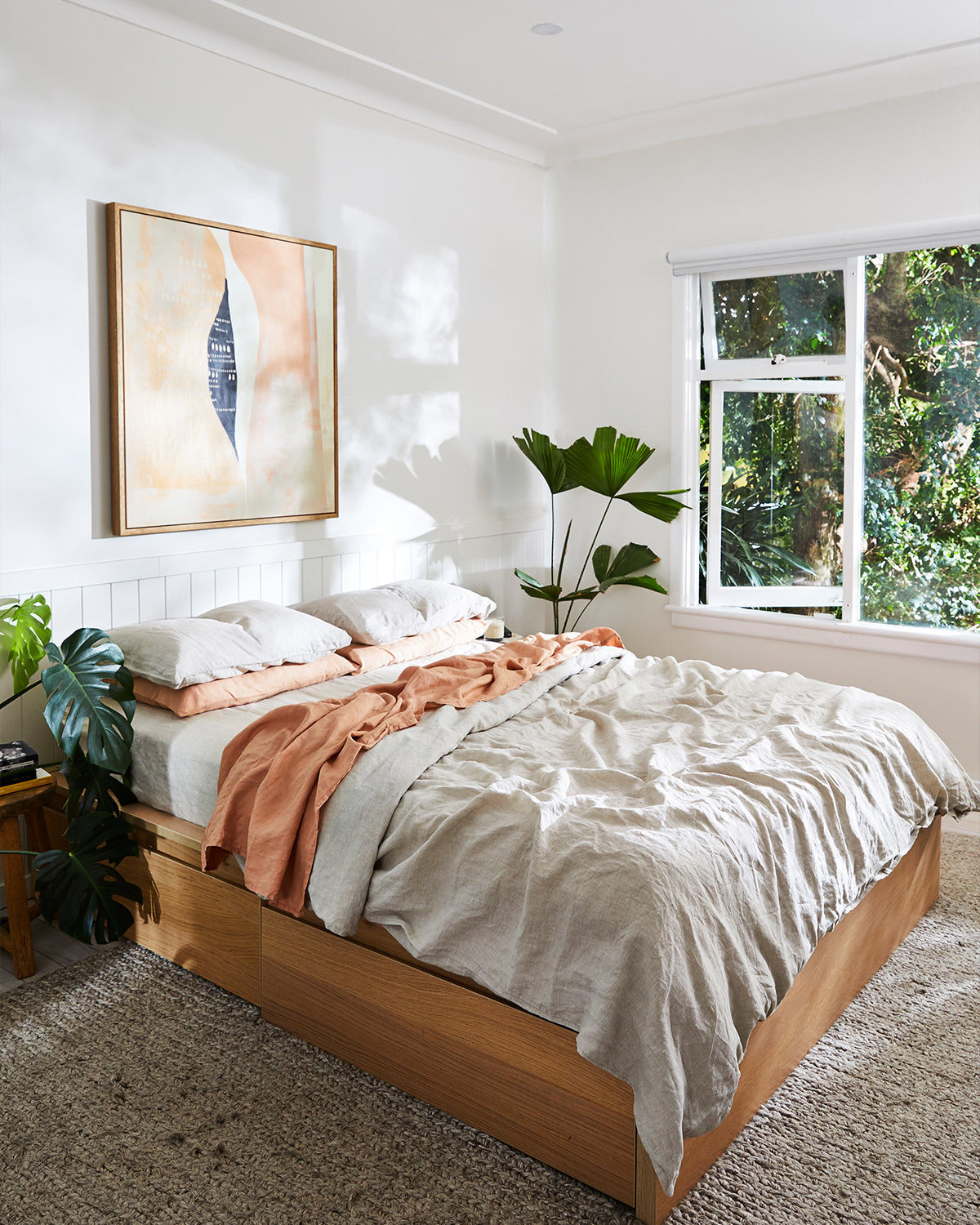 Oatmeal 100% Flax Linen King Pillowcases (Set of Two)