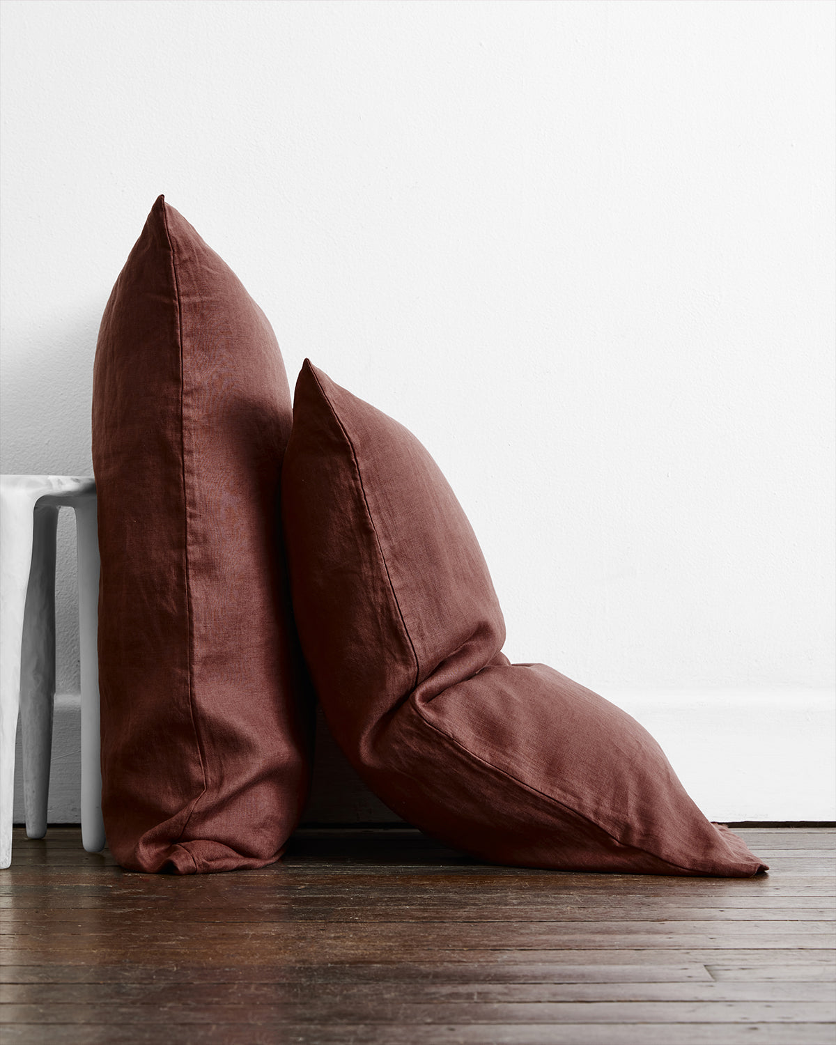Cacao & Hazelnut 100% French Flax Linen Bedding Bundle