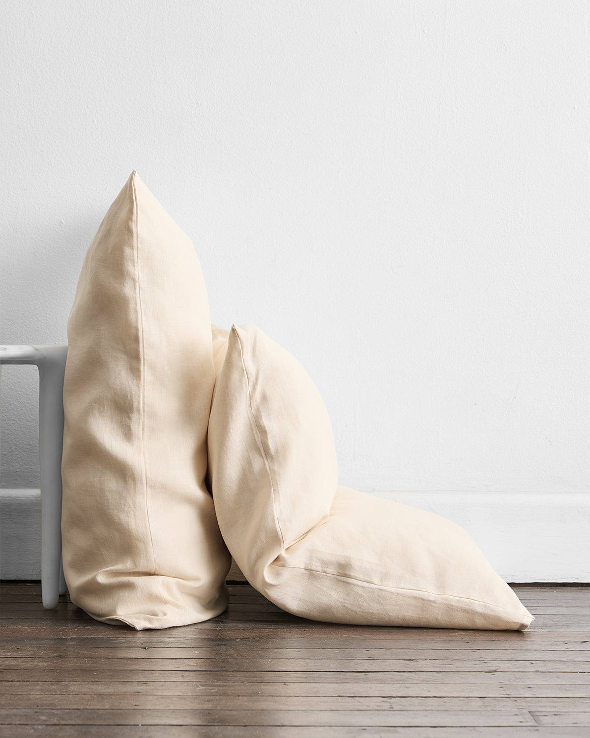 Cr¨¨me 100% French Flax Linen Pillowcases (Set of Two)