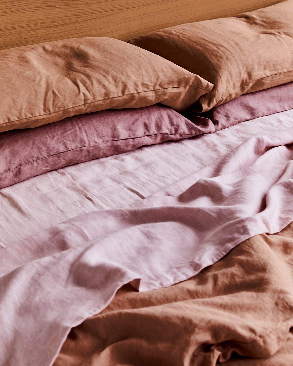 Rosewater 100% French Flax Linen Flat Sheet
