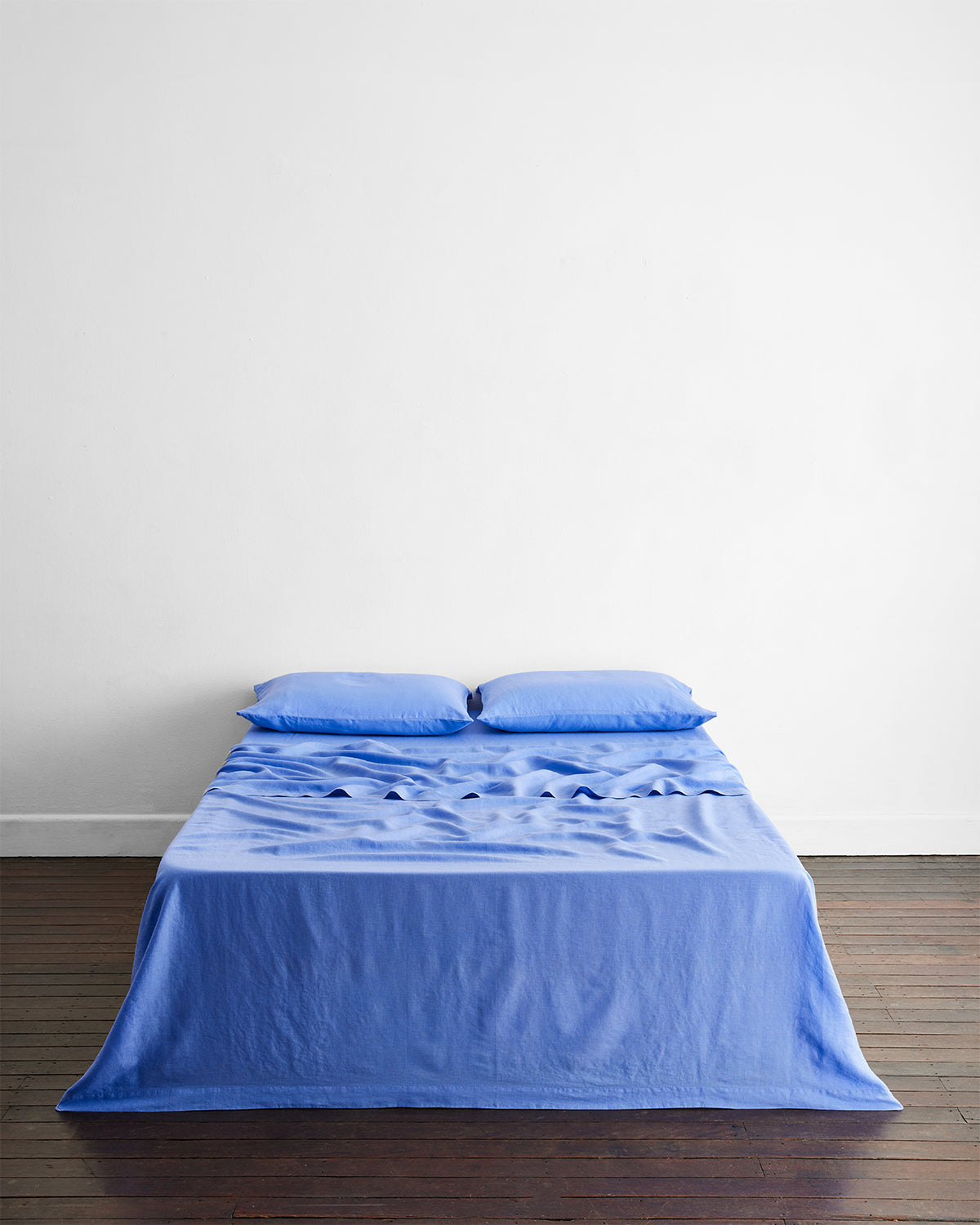 Wildflower 100% French Flax Linen Flat Sheet